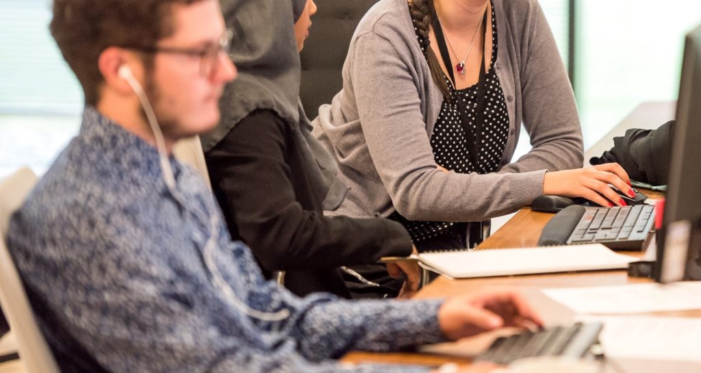 local job creation employees at desks