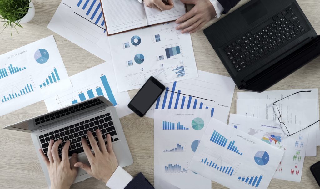 business owners doing marketing campaigns